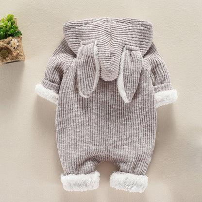 Oluuu. Neugeborenen Baby Jungen & Mädchen Cartoon Hoodie Romper mit Ohren