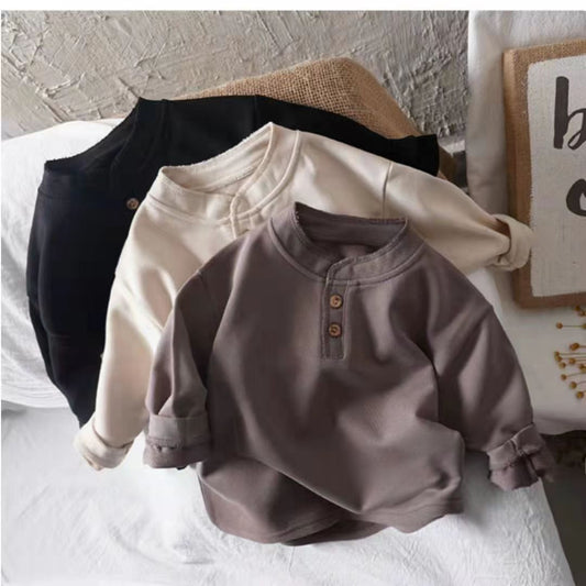 Oluuu. Unisex Baby Baumwolljacke T-Shirt für Jungen und Mädchen