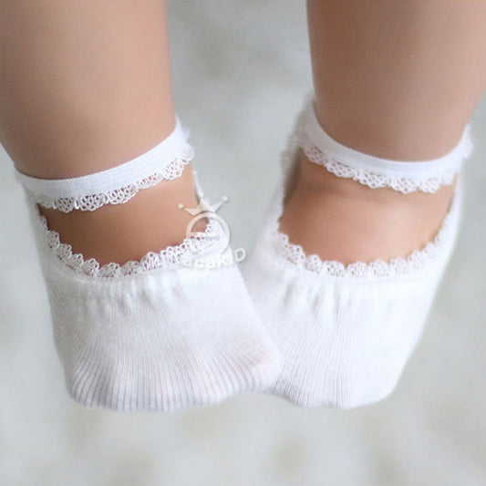 Oluuu. Mädchen Schlichte Lace Bootssocken