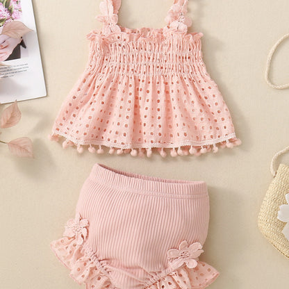 Oluuu. Baby Mädchen Mode – Zwei-Teiler Anzug für Neugeborene