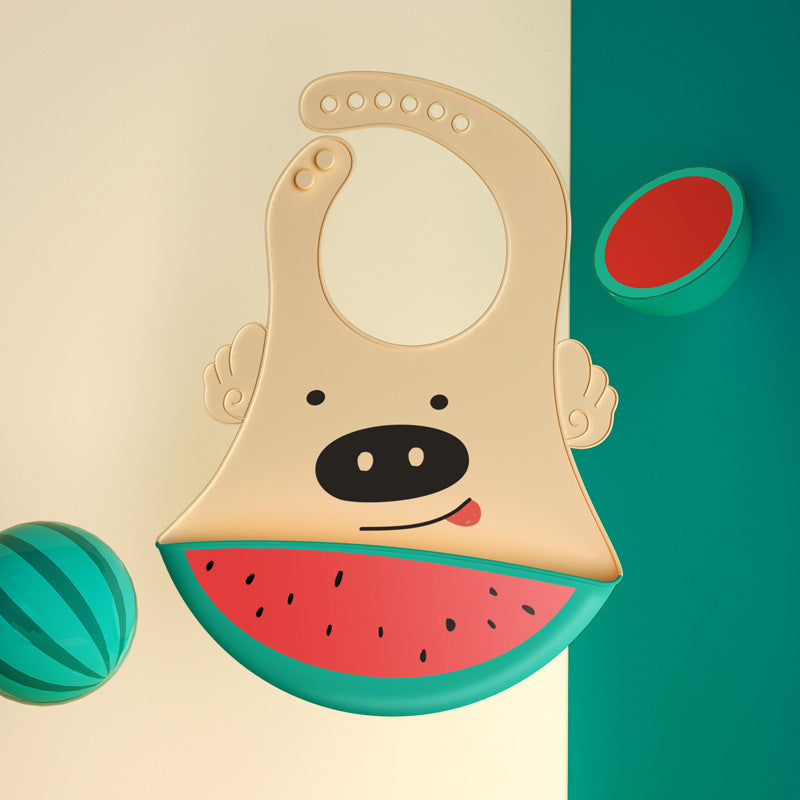 Oluuu. Baby-Lätzchen aus Silikon – Wasserdicht, stereo und praktisch für Mahlzeiten