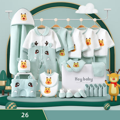 Oluuu. Baby Geschenkbox aus reiner Baumwolle – Perfektes Set für Neugeboren