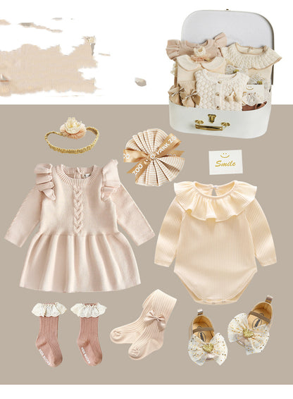 Oluuu. Neugeborenen Geschenkbox – Frühling/Sommer Set für Mädchen, Vollmondgeschenk