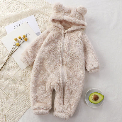 Oluuu. Baby Winter Overall: Kuscheliger Einteiler für Neugeborene, Warm und Weich