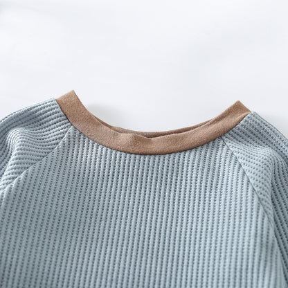 Oluuu. Streifen Pullover und Hose Set – Baumwolle für Jungen