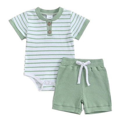 Oluuu. Baby Jumpsuit – Kurzärmeliger Romper für Kleinkinder